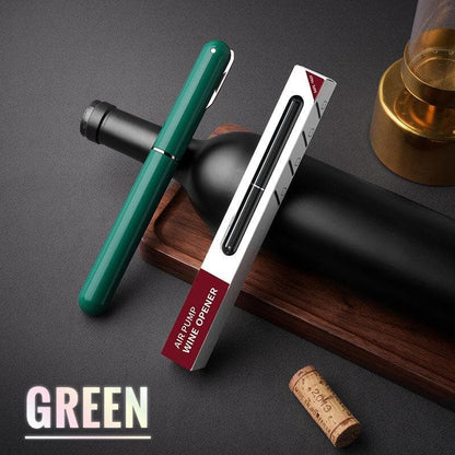 🍷 KJØP 2 FÅ 1 GRATIS! ⚡ Flaskeåpner med luftpumpe – Åpnes på 3 sekunder, stilig penndesign og inkluderer kran 🔧