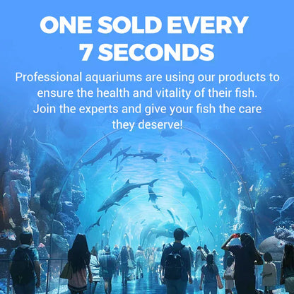Kraftfulla tabletter för rening av akvarievatten, avlägsnar snabbt klor, avlägsnar kraftigt alger, bryter ner smuts och renar grumligt vatten