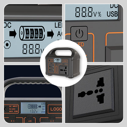 Bärbar nödkraftbank för utomhusbruk