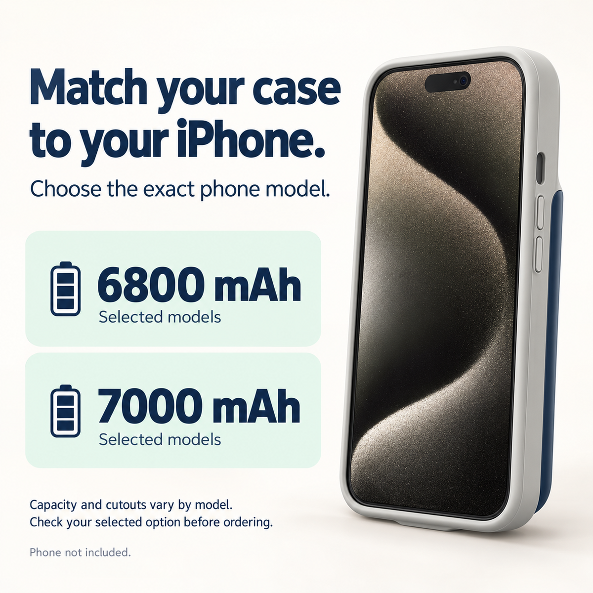 🔋 50% RABATT NU! Batterifodral för iPhone med LED-strömindikator – integrerad extraström, fyra LED-lampor & skyddande design – perfekt för daglig användning och resor ✨