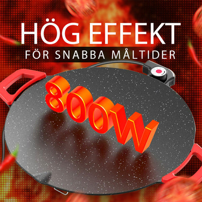 🔥 50 % RABATT! Gratis frakt! 🔥 🍳 Elektrisk stekeplate med slippbelegg ✨ Passer for innendørs og utendørs bruk ⚡ Viktige funksjoner: ✅ Ekstra stor overflate (40x25 cm) – kan grille 4 porsjoner samtidig ✅ Justerbar temperatur (80–230 °C) ✅ Enkel å rengjøre 