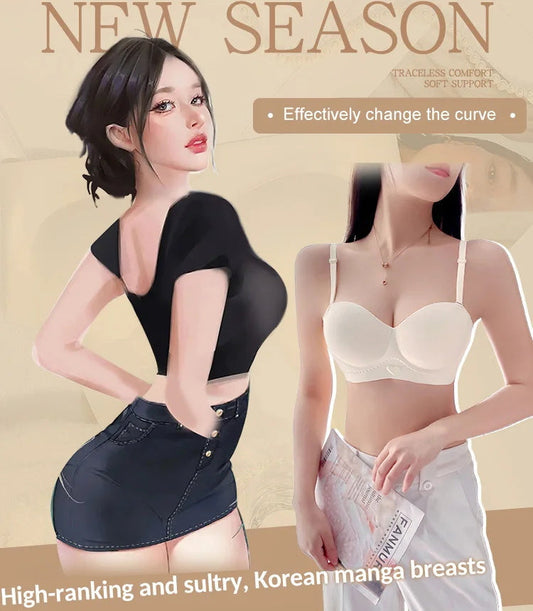 💃✨(Halvkupa med hjärta) Sömlösa underkläder för kvinnor