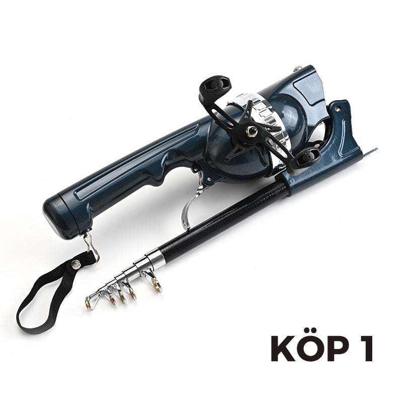 🔥59% rabatt på Black Friday🔥Vikbara fiskespön Självlinjiga bärbara gjutspön i fickformat