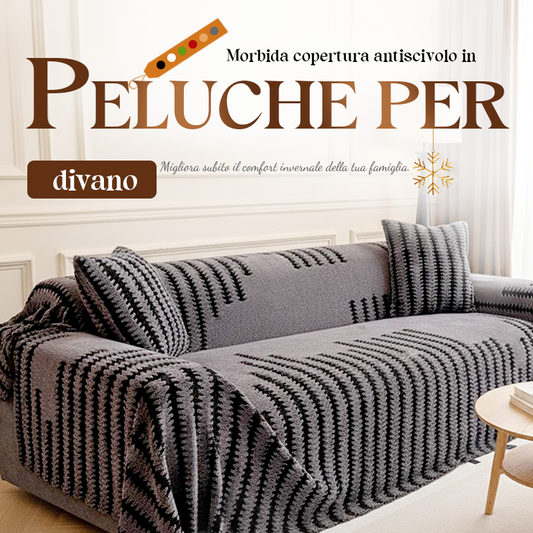 🛋️✨ Plysch-soffskydd – mjukt, halkfritt och elegant med 9 färger & 5 storlekar 🏠💕