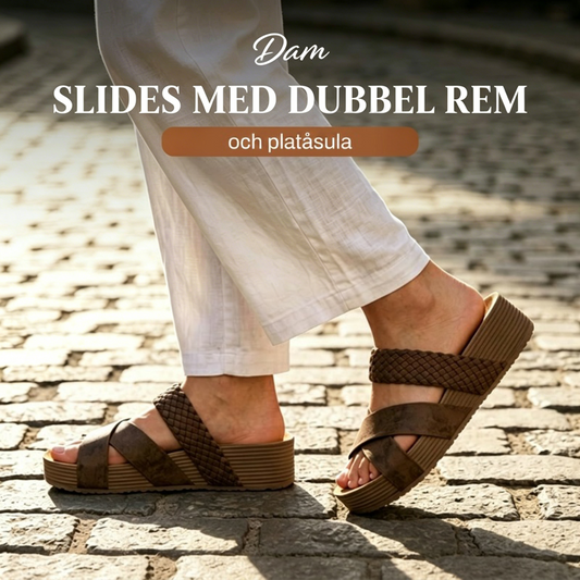 👡 50% RABATT! ☀️ Kilklackssandaler – Dubbla Remmar, Plattform & Perfekt För En Trendig Sommarlook 💃