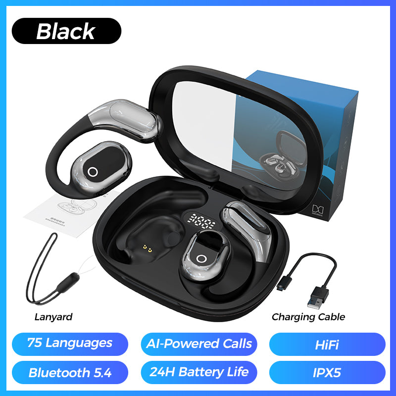 🎧AI röstöversättning Bluetooth-öronsnäckor