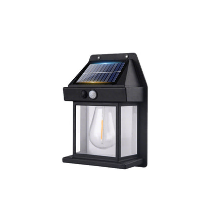 ☀️💡 Solcellsdriven vägglampa med rörelsesensor – IP65-vattenskydd, trådlös installation och smart utomhusbelysning 🏡✨