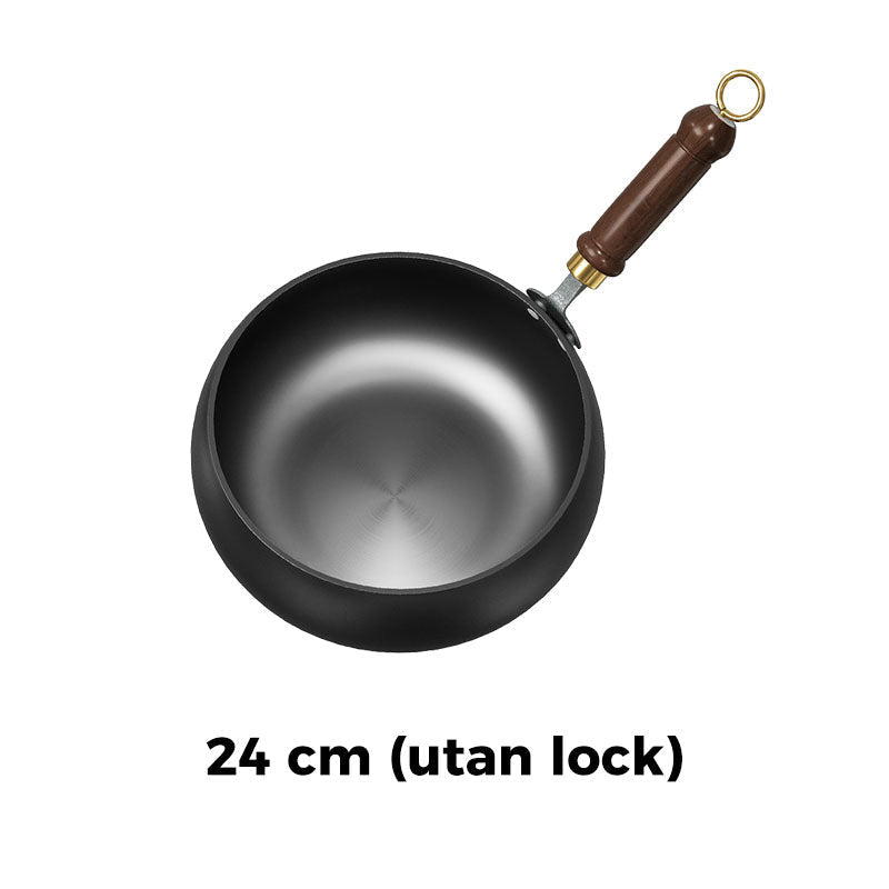 🍳🔥 Obelagd järnpanna – naturlig non-stick utan kemisk beläggning & hållbar matlagning ✨