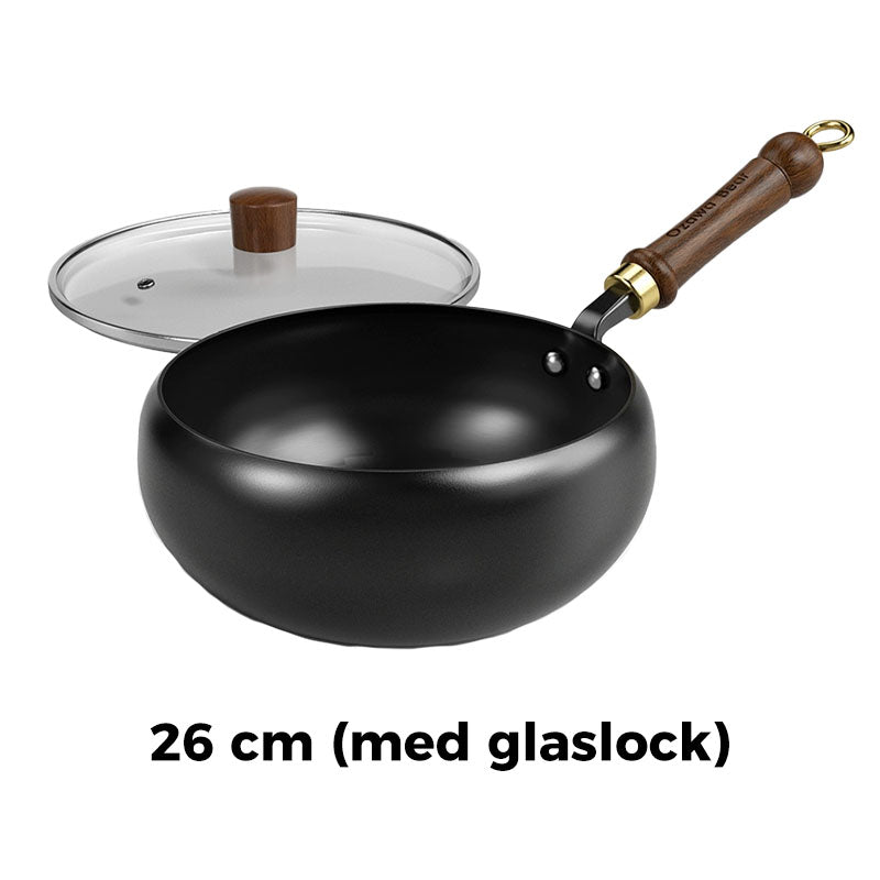🍳🔥 Obelagd järnpanna – naturlig non-stick utan kemisk beläggning & hållbar matlagning ✨