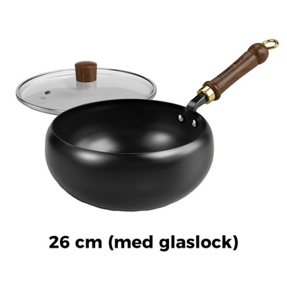 🍳🔥 Obelagd järnpanna – naturlig non-stick utan kemisk beläggning & hållbar matlagning ✨