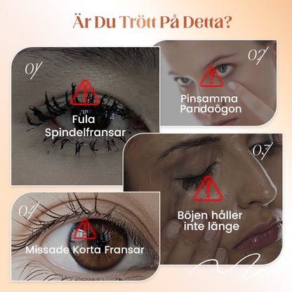 💄 KJØP 1 FÅ 1 GRATIS! ✨ Vannfast fibermaskara - Intens lengde og krøll med berikede fibre for klumpefri volum hele dagen 🌟👁️