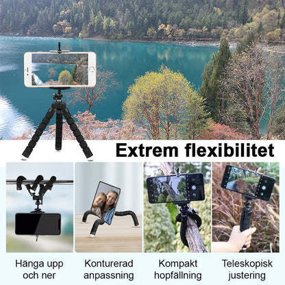 📸🔥 BLÄCKSFISK MINI STATIV – PERFEKT FÖR DIN SMARTPHONE & KAMERA!