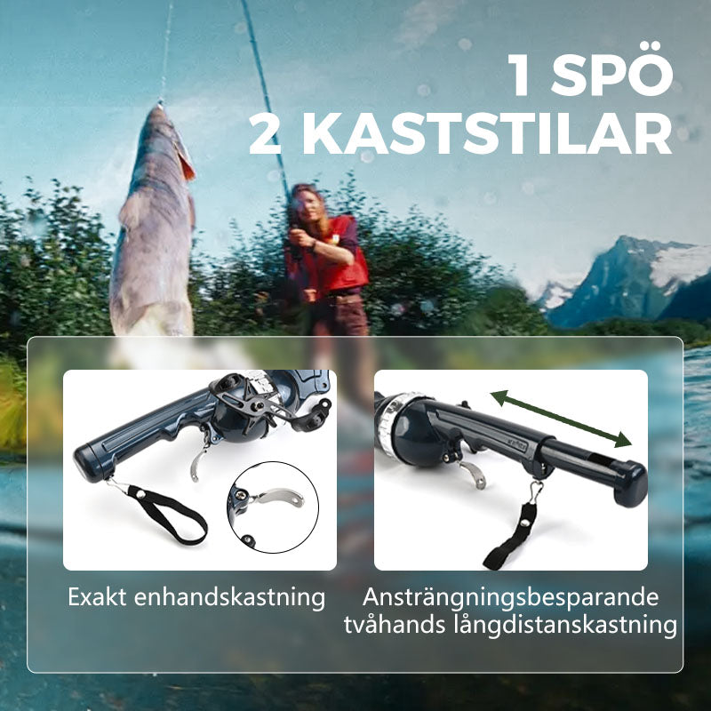 🔥59% rabatt på Black Friday🔥Vikbara fiskespön Självlinjiga bärbara gjutspön i fickformat