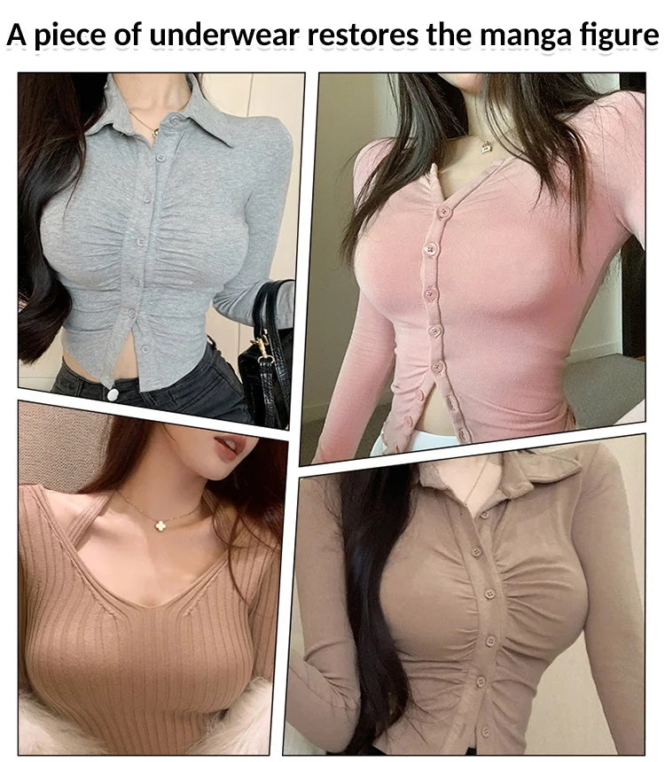 💃✨(Halvkupa med hjärta) Sömlösa underkläder för kvinnor