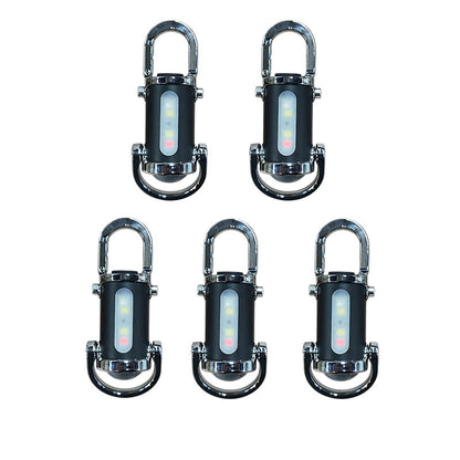 🔥Toppsalg🔥1200LM Superlys Mini Nøkkelring Lommelykt Vanntett 