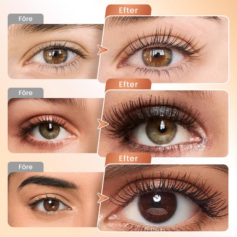 💄 KJØP 1 FÅ 1 GRATIS! ✨ Vannfast fibermaskara - Intens lengde og krøll med berikede fibre for klumpefri volum hele dagen 🌟👁️