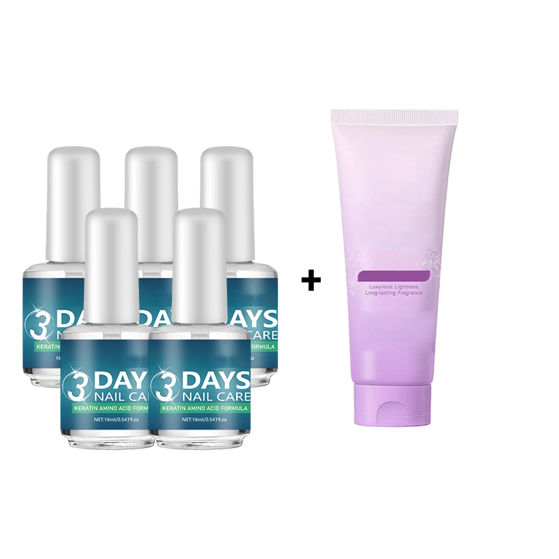 💖 KÖP 3 FÅR 2 GRATIS! ✨ Högblank Nagelolja - Snabbtorkande & Närande, Perfekt för Vårdade Naglar 💅✨