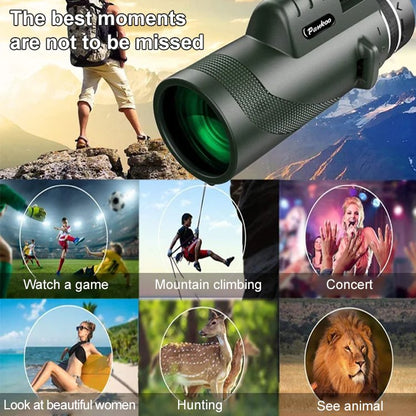 🔭✨ Kompakt monokular med 10× förstoring – se längre och tydligare för natur, resa och utomhusäventyr 🌲