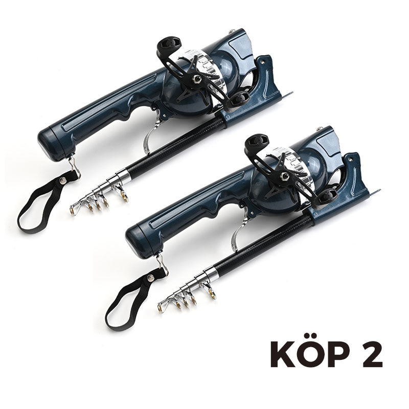 🔥59% rabatt på Black Friday🔥Vikbara fiskespön Självlinjiga bärbara gjutspön i fickformat