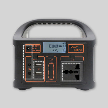 Bärbar nödkraftbank för utomhusbruk