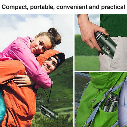🔭✨ Kompakt monokular med 10× förstoring – se längre och tydligare för natur, resa och utomhusäventyr 🌲