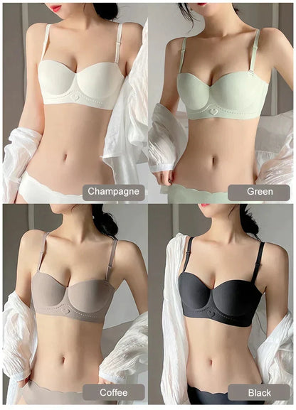 💃✨(Halvkupa med hjärta) Sömlösa underkläder för kvinnor