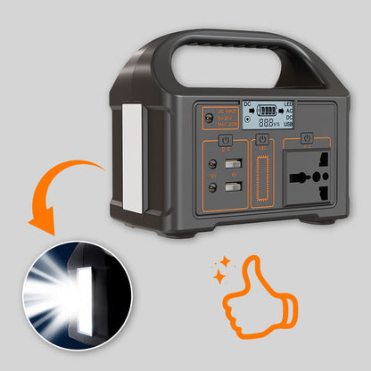 Bärbar nödkraftbank för utomhusbruk