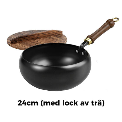 🍳🔥 Obelagd järnpanna – naturlig non-stick utan kemisk beläggning & hållbar matlagning ✨