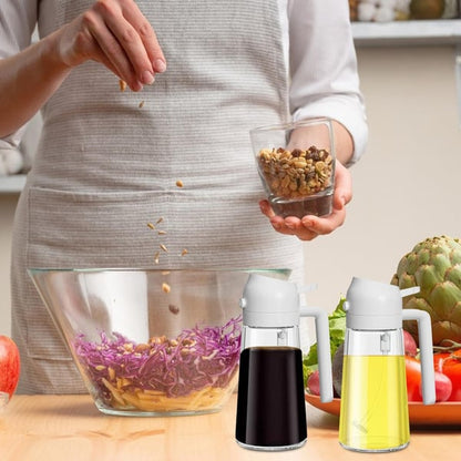 💖✨ Bärbar 2-i-1 sprayflaska för eteriska oljor – Din perfekta kökshjälpreda!