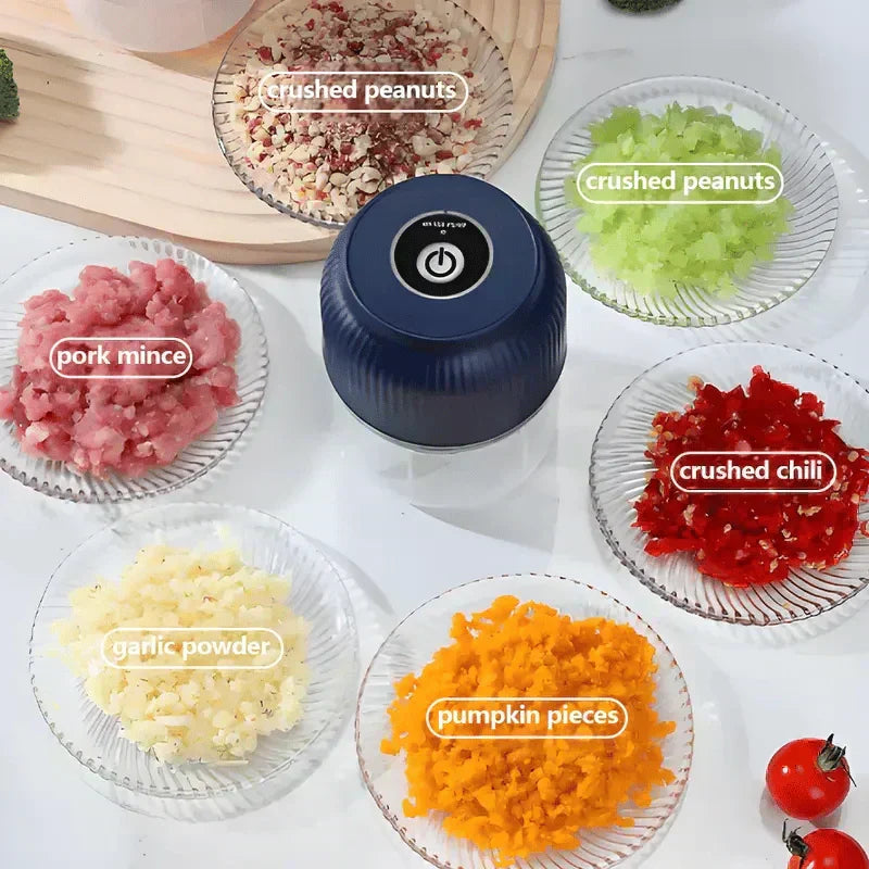 🎁 Nyhet – 50 % RABATT💥 Kraftfull elektrisk matkvarn med stor kapacitet|livsmedelsgodkända material,bärbar,trådlöst