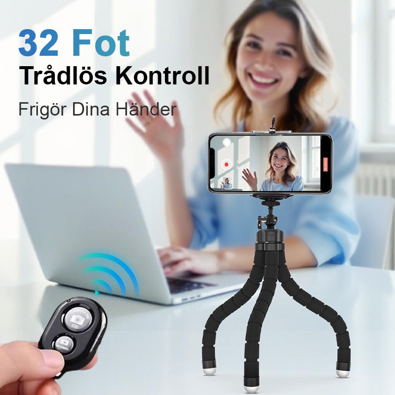 📸🔥 BLÄCKSFISK MINI STATIV – PERFEKT FÖR DIN SMARTPHONE & KAMERA!