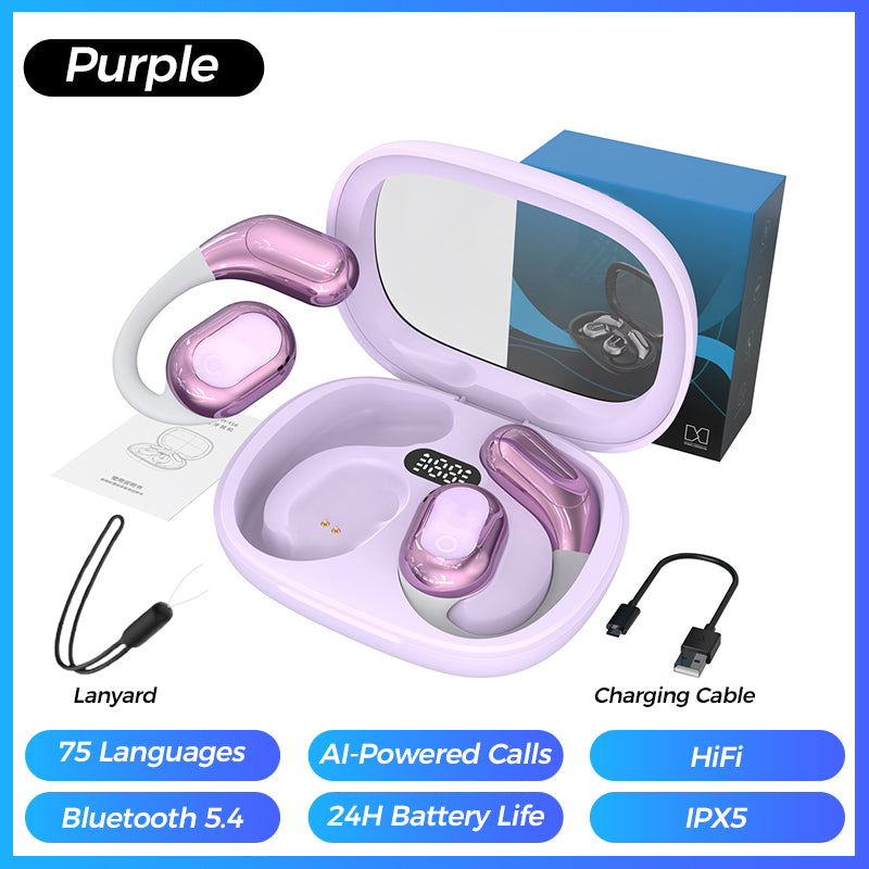 🎧AI röstöversättning Bluetooth-öronsnäckor