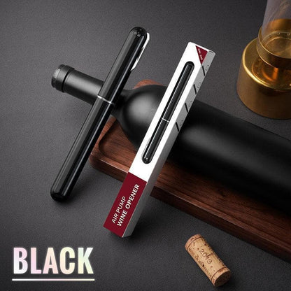 🍷 KJØP 2 FÅ 1 GRATIS! ⚡ Flaskeåpner med luftpumpe – Åpnes på 3 sekunder, stilig penndesign og inkluderer kran 🔧