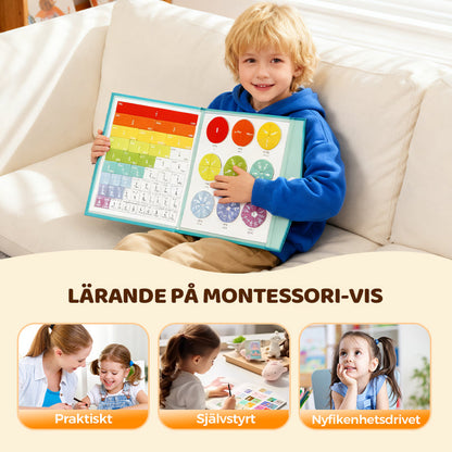 🧩 52% RABATT! 🧲 Montessori Fraktionspussel – Magnetiska Delar, Pedagogiskt & Utvecklar Matematikförståelse ✨