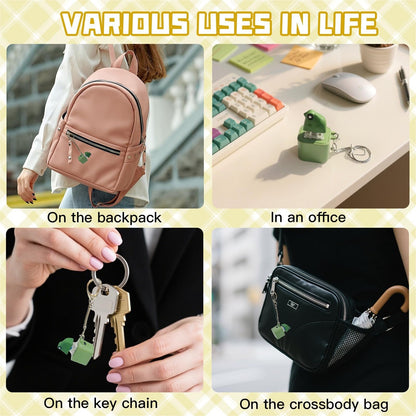 🔥Heta erbjudanden - Upp till 50% rabatt🔥Frog Croak Fidget-leksak - Uppladdningsbar Grodkväkande Nyckelring, Grodkväkande Stresslindrare med Färgade Ljus, Rolig och Bärbar Ångestlindrande Leksak
