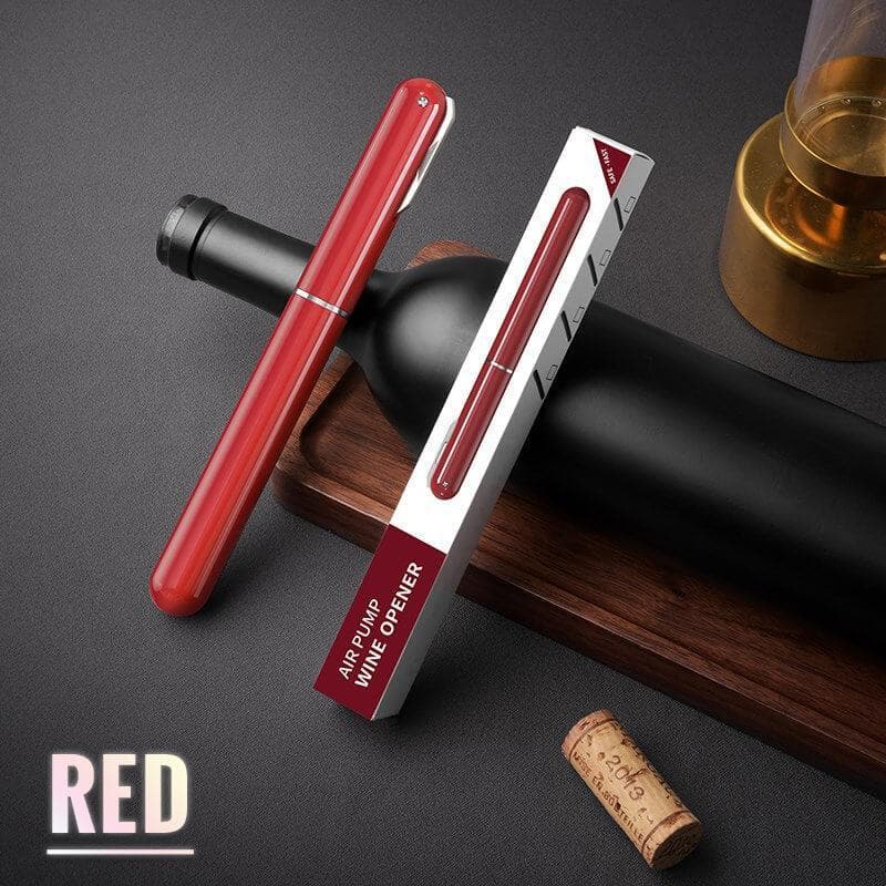 🍷 KJØP 2 FÅ 1 GRATIS! ⚡ Flaskeåpner med luftpumpe – Åpnes på 3 sekunder, stilig penndesign og inkluderer kran 🔧