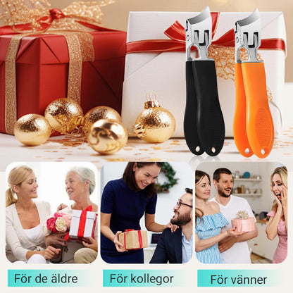 👍KÖP 1 FÅ 1 GRATIS🔥Anti-stänk snedställd nagelklippare med bred öppning