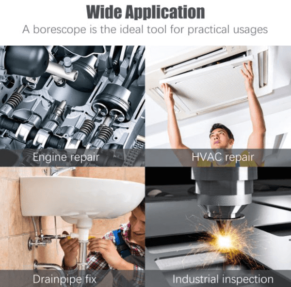 2026 💥3-i-1 plug-and-play endoskopkamera – kompatibel med Android, iPhone, iPad och PC