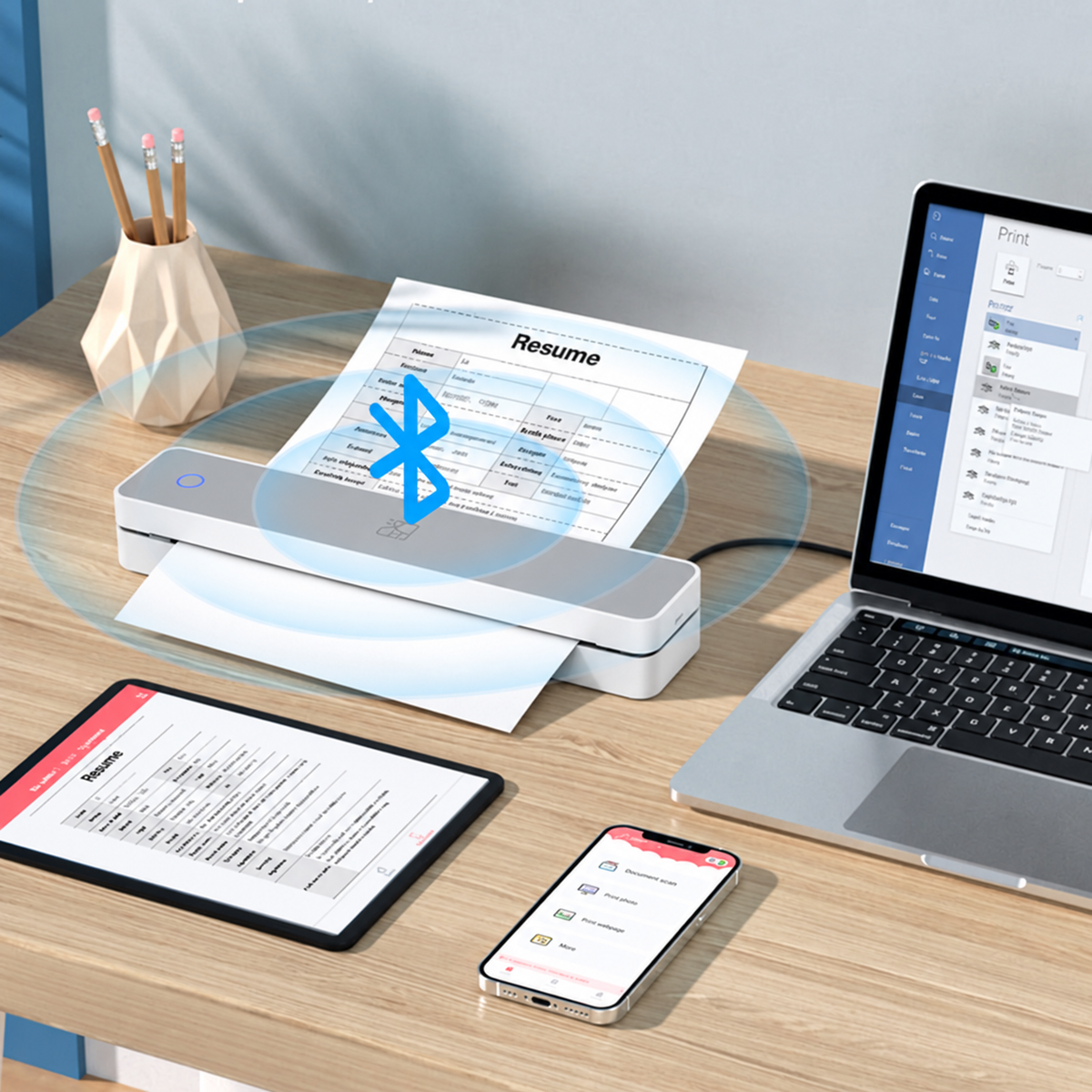 🔈🔈 50% RABATT! 🔥 Phomemo M08F Bluetooth-termoskrivare – bärbar, trådlös & appstyrd – perfekt för tatueringsstudios, kontor och kreativa projekt 🖨️📱