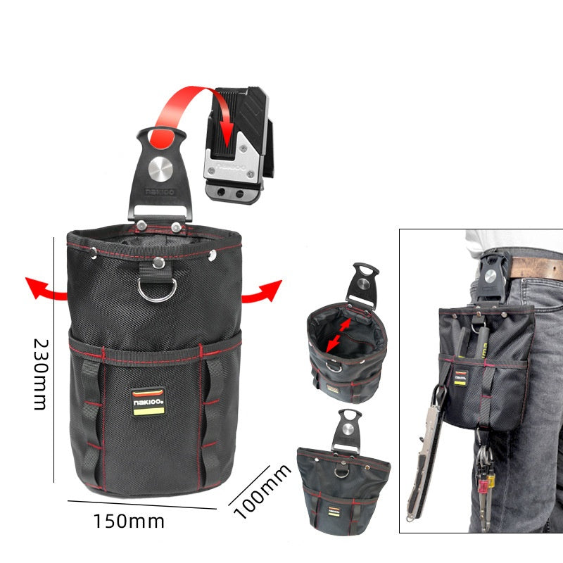 🔧 50% RABATT! | Verktygsväska med Klämfäste för Bältet – Hands-free, Lätt & Vattentät!