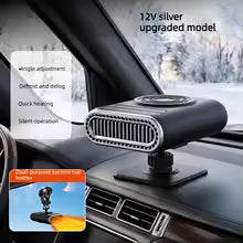 ❄️🚗 Bärbar 12V-bilvärmare – snabb avfrostning, 3 hastighetslägen & 360° rotation för kalla vintermorgnar 💨✨
