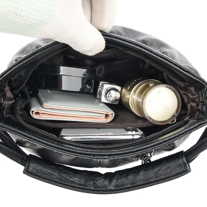 ⏰ Kun nå 50 % rabatt!👜✨ Avslappet plissert veske i mykt skinn ✨ – Praktisk bøtteveske med stil 💼 Lett, slitesterk og perfekt for hverdagsbruk! 🌟 
