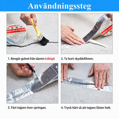 🌧️🏠 Vattentät butyltejp – tätar takläckor, sprickor och skarvar snabbt och enkelt 🔧✨