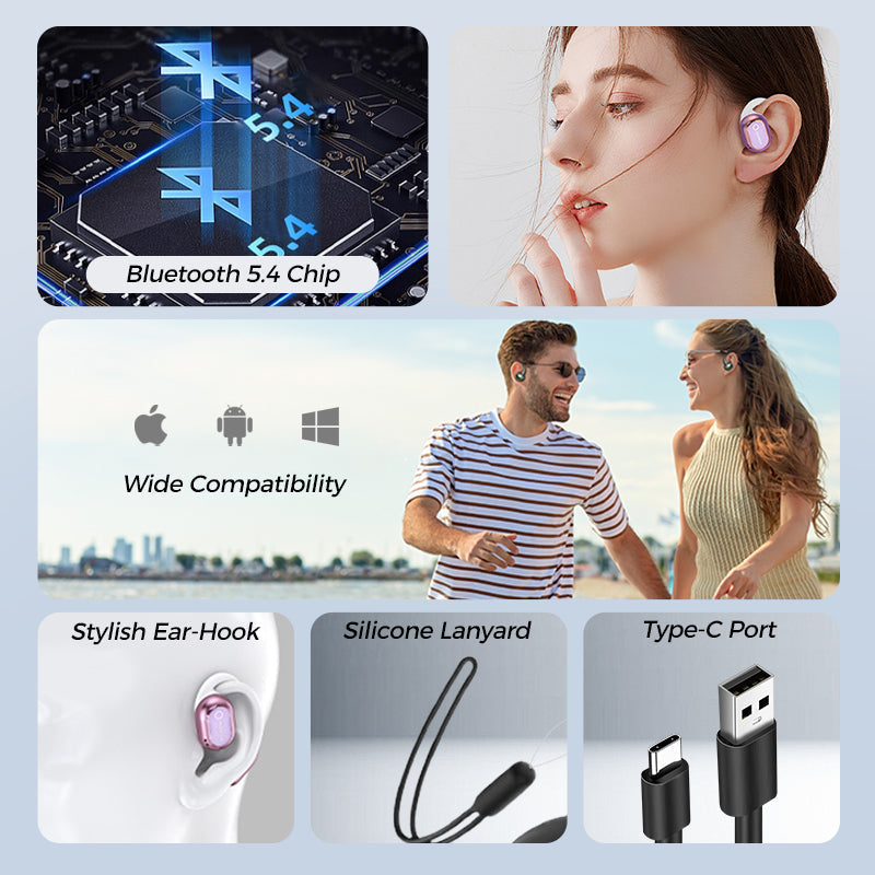 🎧AI röstöversättning Bluetooth-öronsnäckor