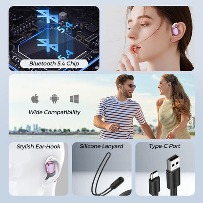🎧AI röstöversättning Bluetooth-öronsnäckor