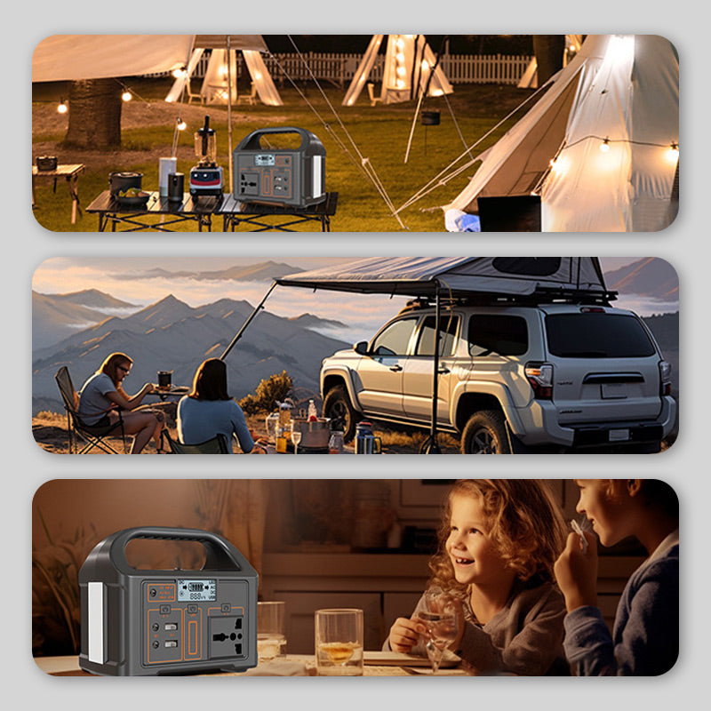 Bärbar nödkraftbank för utomhusbruk