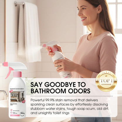 🧴🚿 Allrengöringsspray för badrummet – effektiv mot kalk, fläckar och tvålrester med en fräsch botanisk doft 🌿✨