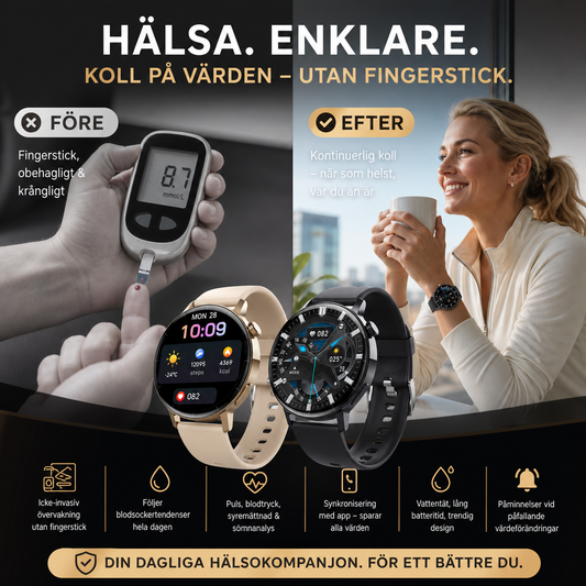 ✨⌚-50 % | Smartklocka med många funktioner