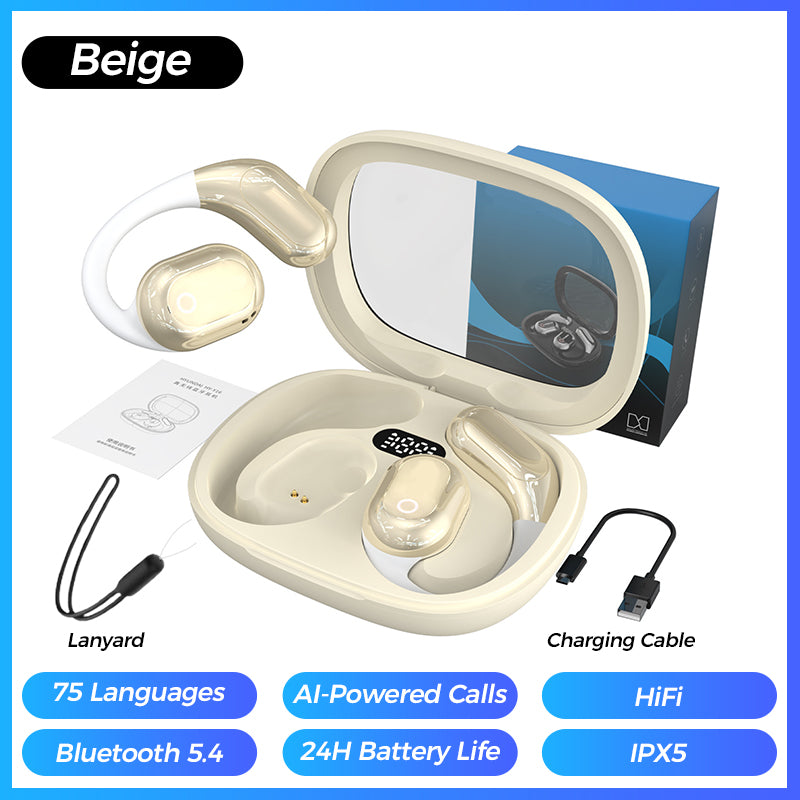 🎧AI röstöversättning Bluetooth-öronsnäckor