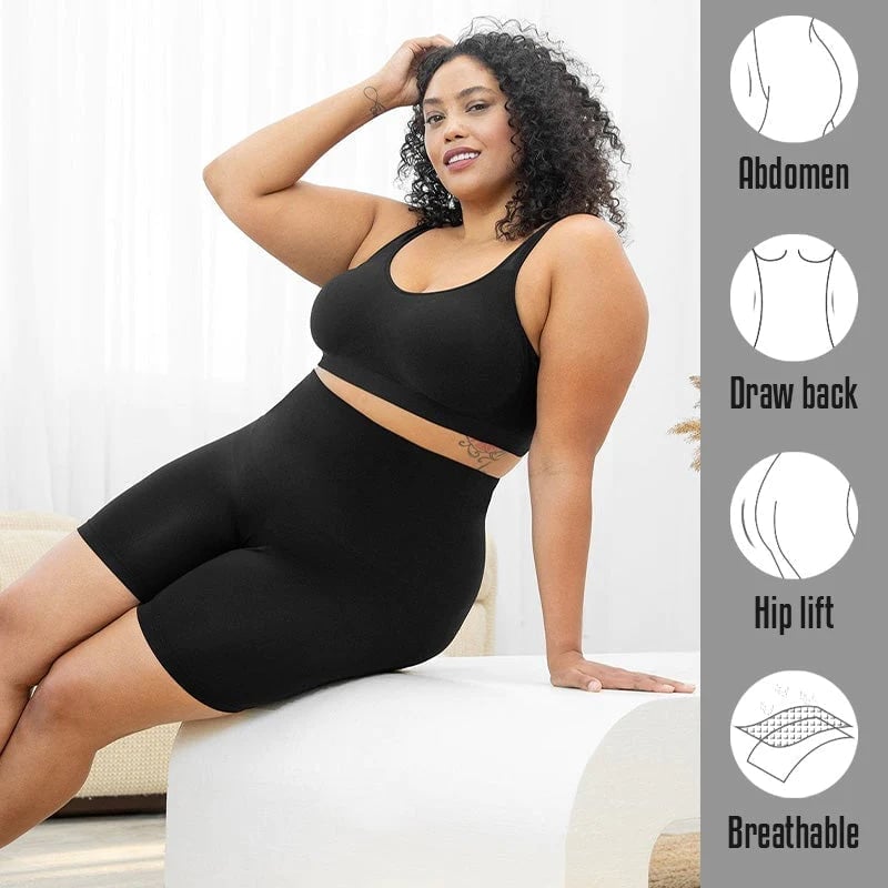 ⌛Reducerad med 56% 🔥Högmidjade magkontroll kroppsformande shorts
